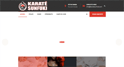 Desktop Screenshot of karatesunfuki.com